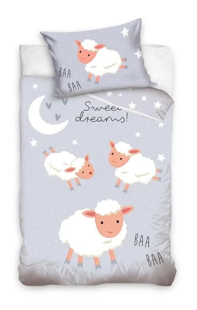 Sheep, 2-piece baby bedding set, 100x135 cm