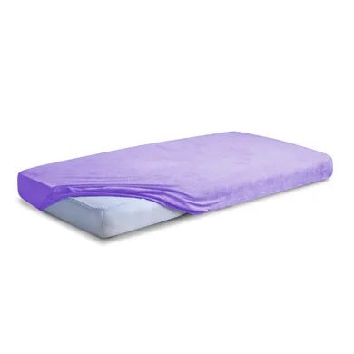 Matex, fitted terry sheet, dark purple, 90x200 cm