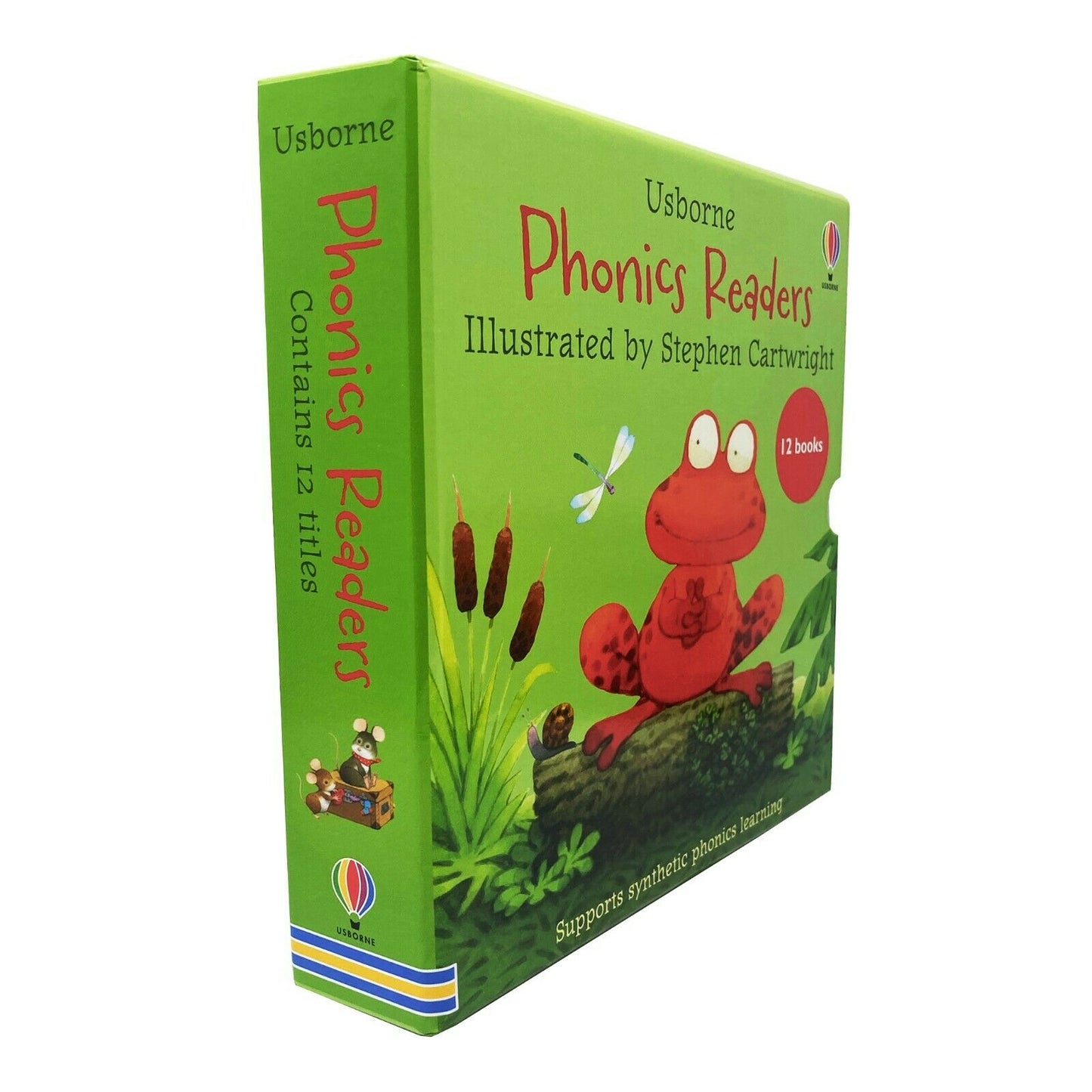 Σετ δώρου συλλογής βιβλίων Usborne Phonics Young Readers 12