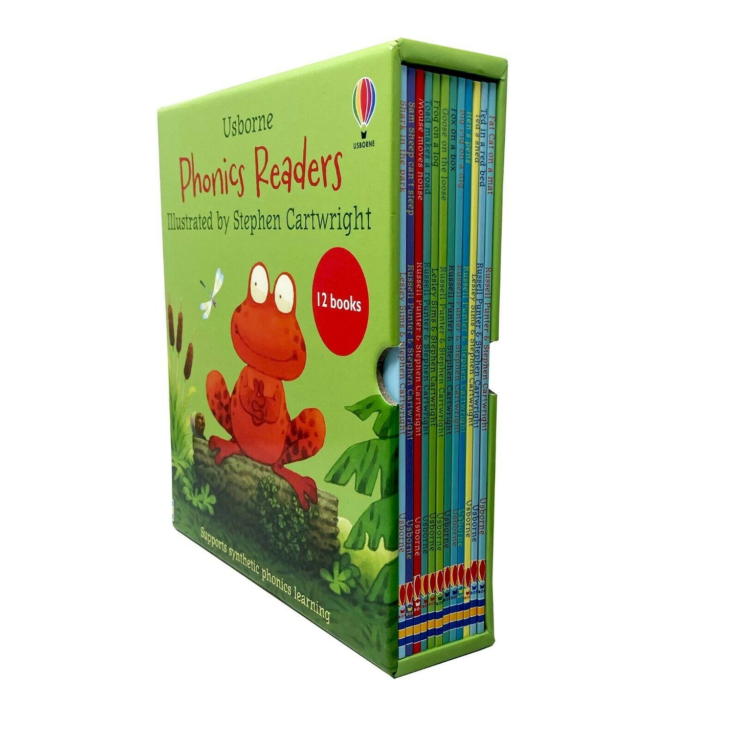 Σετ δώρου συλλογής βιβλίων Usborne Phonics Young Readers 12