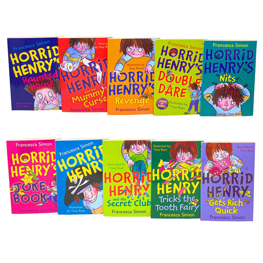 Horrid Henry Books Cheeky Collection 10 Books Box Set