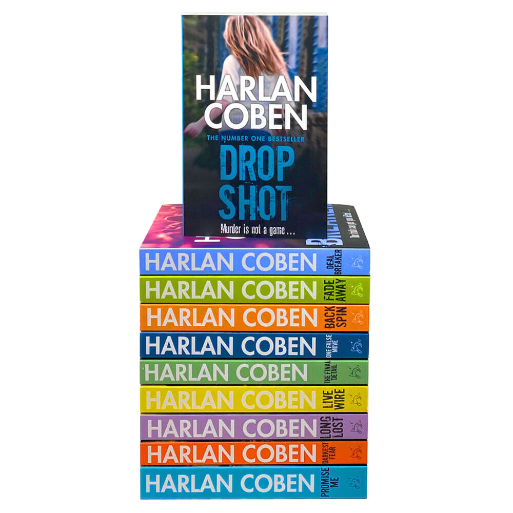 Harlan Coben Myron Bolitar Series Collection 1-10 Books Set, Deal Breaker, Drop Shot...