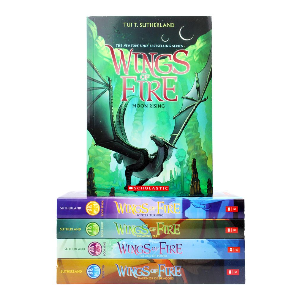 Wings of Fire The Jade Mountain Prophecy 5 Books (6-10) By Tui T. Sutherland - Ages 9-14-