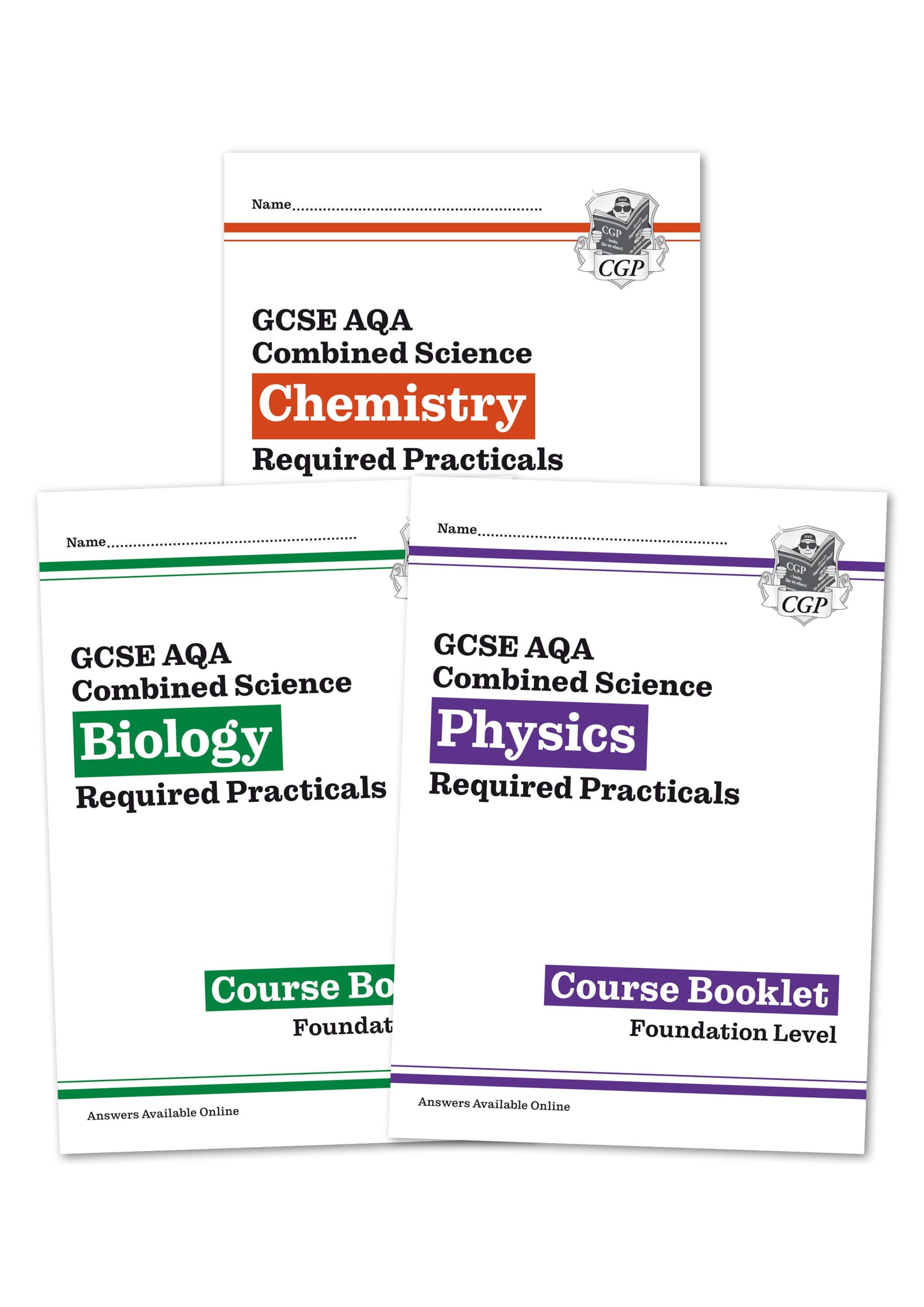 New GCSE Combined Science AQA Required Practicals Booklet Course Bundle - Foundation