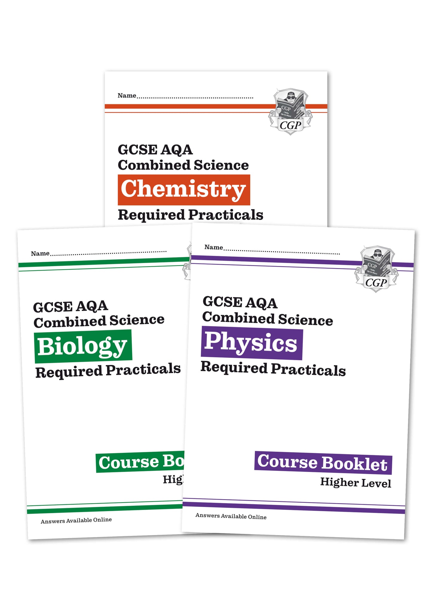 New GCSE Combined Science AQA Required Practicals Booklet Course Bundle - Higher