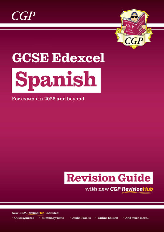 New GCSE Spanish Edexcel Revision Guide with CGP RevisionHub (for exams from 2026)