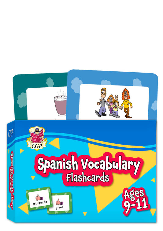 Spanish Vocabulary Flashcards for Ages 9-11 (with Free Online Audio)