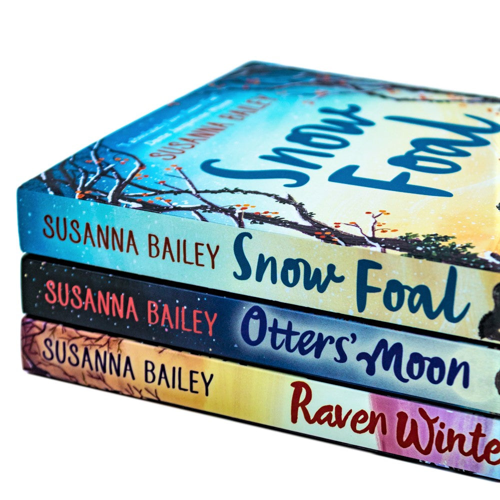 Σετ 3 βιβλίων συλλογής Susanna Bailey (Otters' Moon, Snow Foal, Raven Winter)