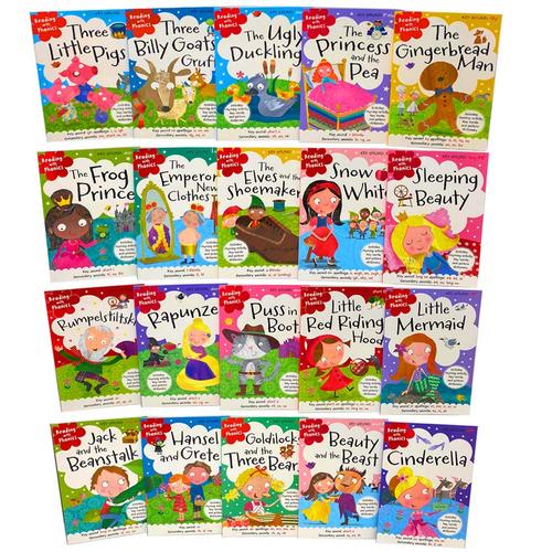 Reading With Phonics Fairy Tale Collection 20 Books Set Children Books Fairy Tales Set