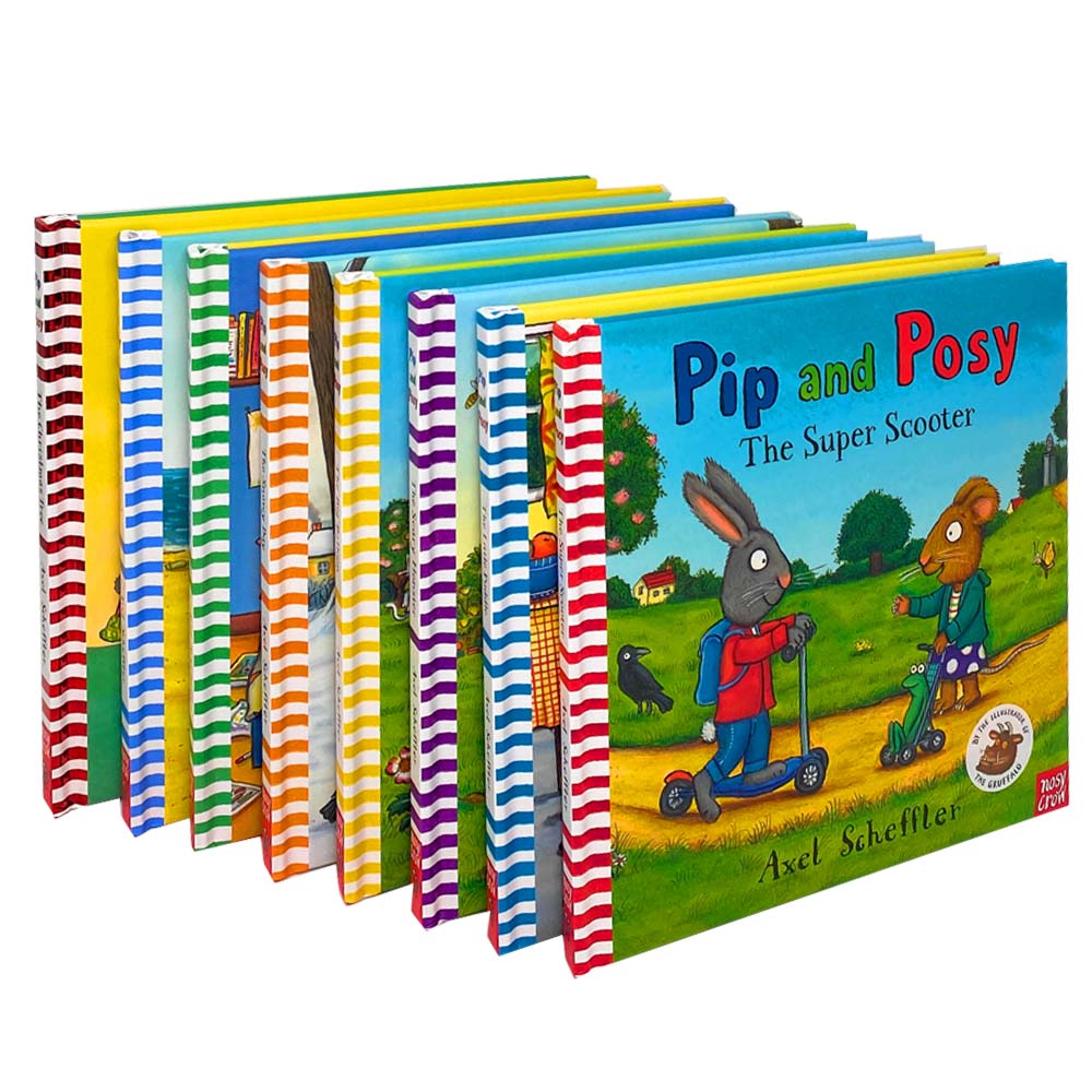 Pip and Posy 8 Books Set Collection by Axel Scheffler (Hardback)