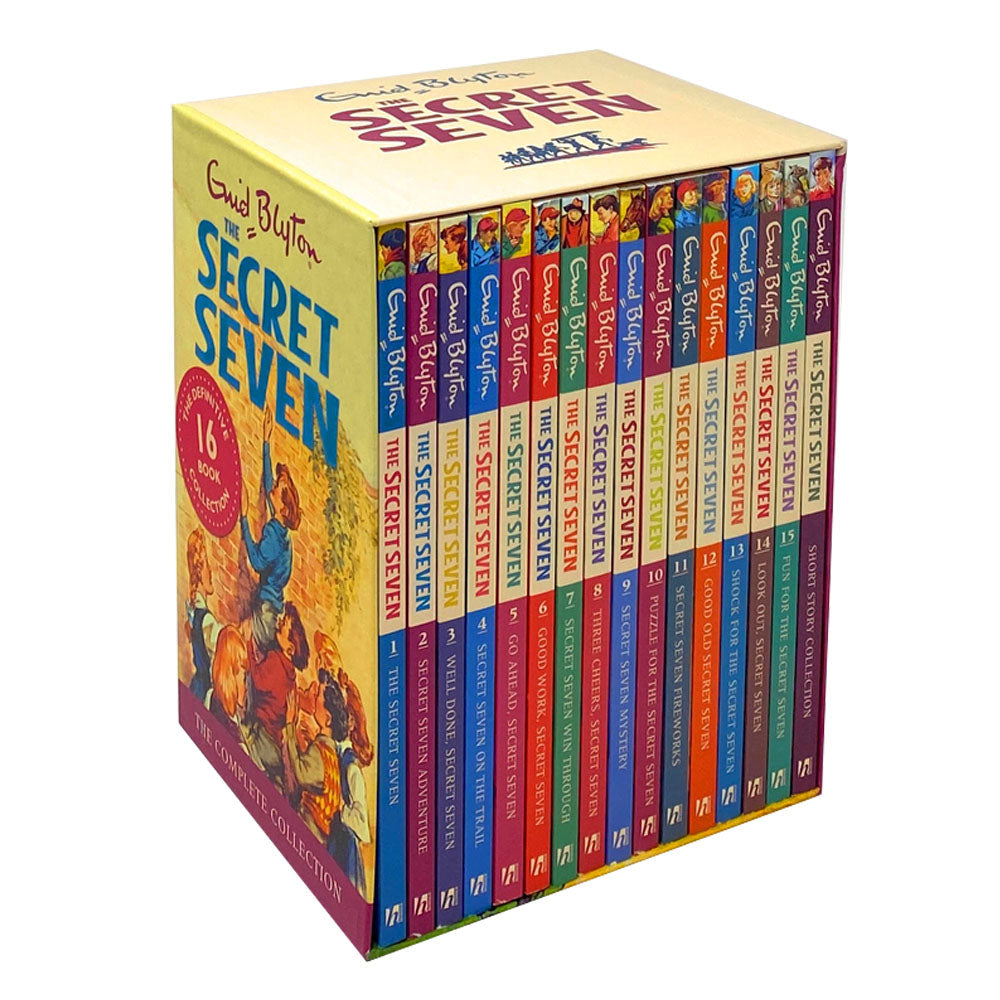 Enid Blyton The Complete Secret Seven Library 16 Books Box Set Collection Series