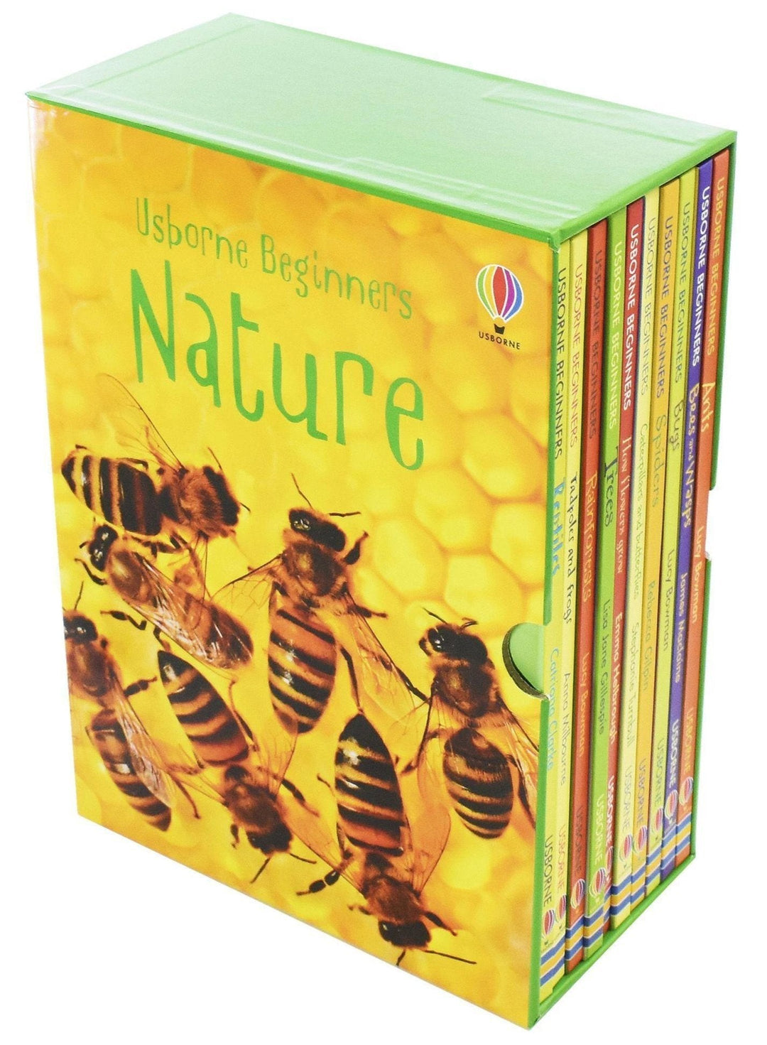 Usborne Beginners Nature 10 книг, набор в коробке (рептилии, тропические леса, деревья)