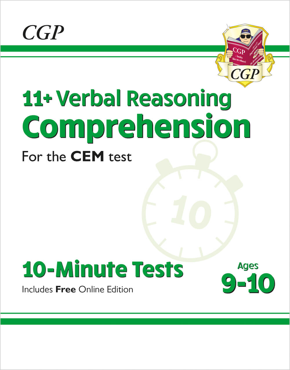 11+ CEM 10-Minute Tests: Comprehension - Ages 9-10 (with Online Edition)