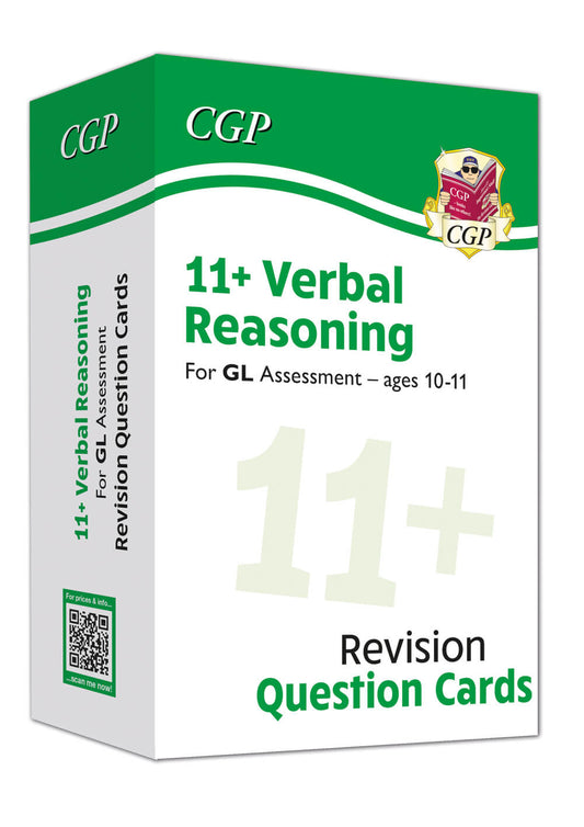 11+ GL Verbal Reasoning Revision Question Cards - Ages 10-11