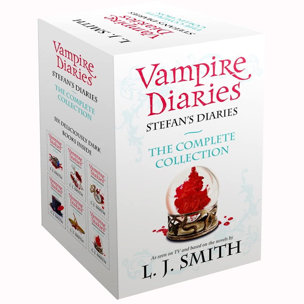 The Complete Collection The Vampire Diaries: Stefan's Diaries 1-6 Books Box Set By LJ Smith (Origins, Bloodlust, The Craving, The Ripper, The Asylum &amp; The Compelled)