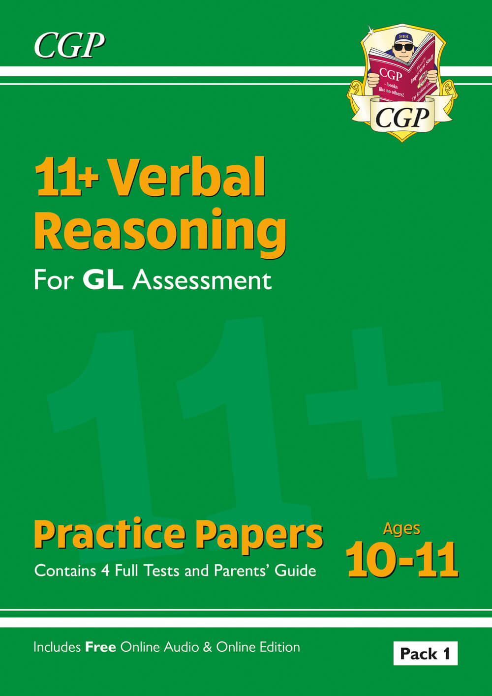 11+ GL Verbal Reasoning Practice Papers: Ages 10-11 - Pack 1 (with Parents' Guide & Online Ed)