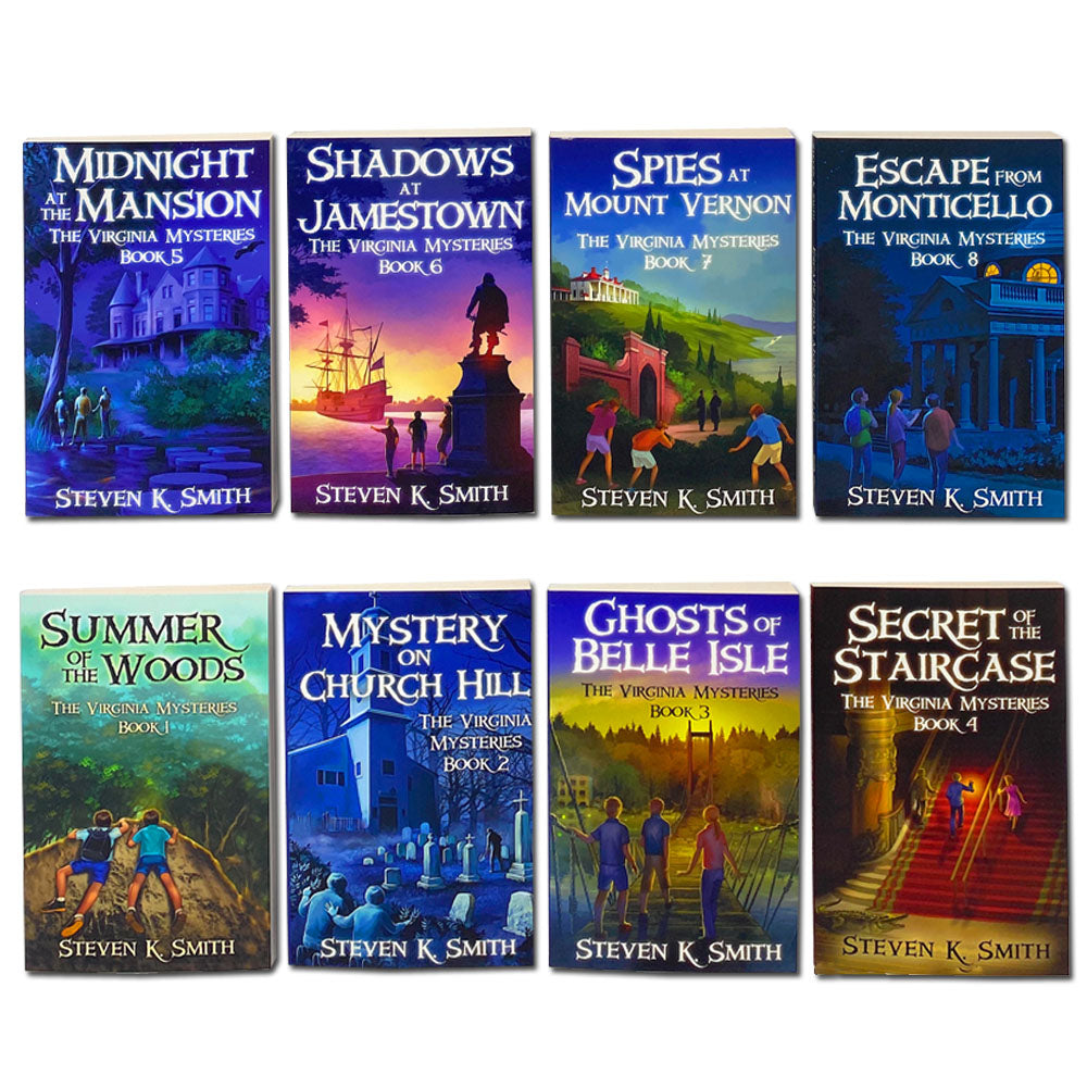 The Virginia Mysteries Series Complete 8 Books Collection Set by Steven K. Smith