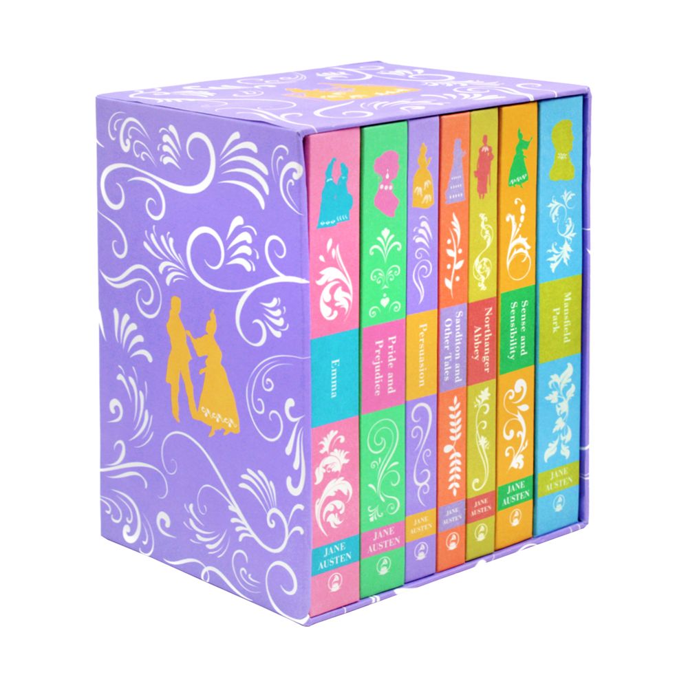 Jane Austen: The Complete 7 Books Hardcover Books Boxed Set (Emma, ​​Pride and Prejudice, Persuasion, Sanditon and Other Tales, Northanger Abbey, Sense and Sensibility &amp; Mansfield)