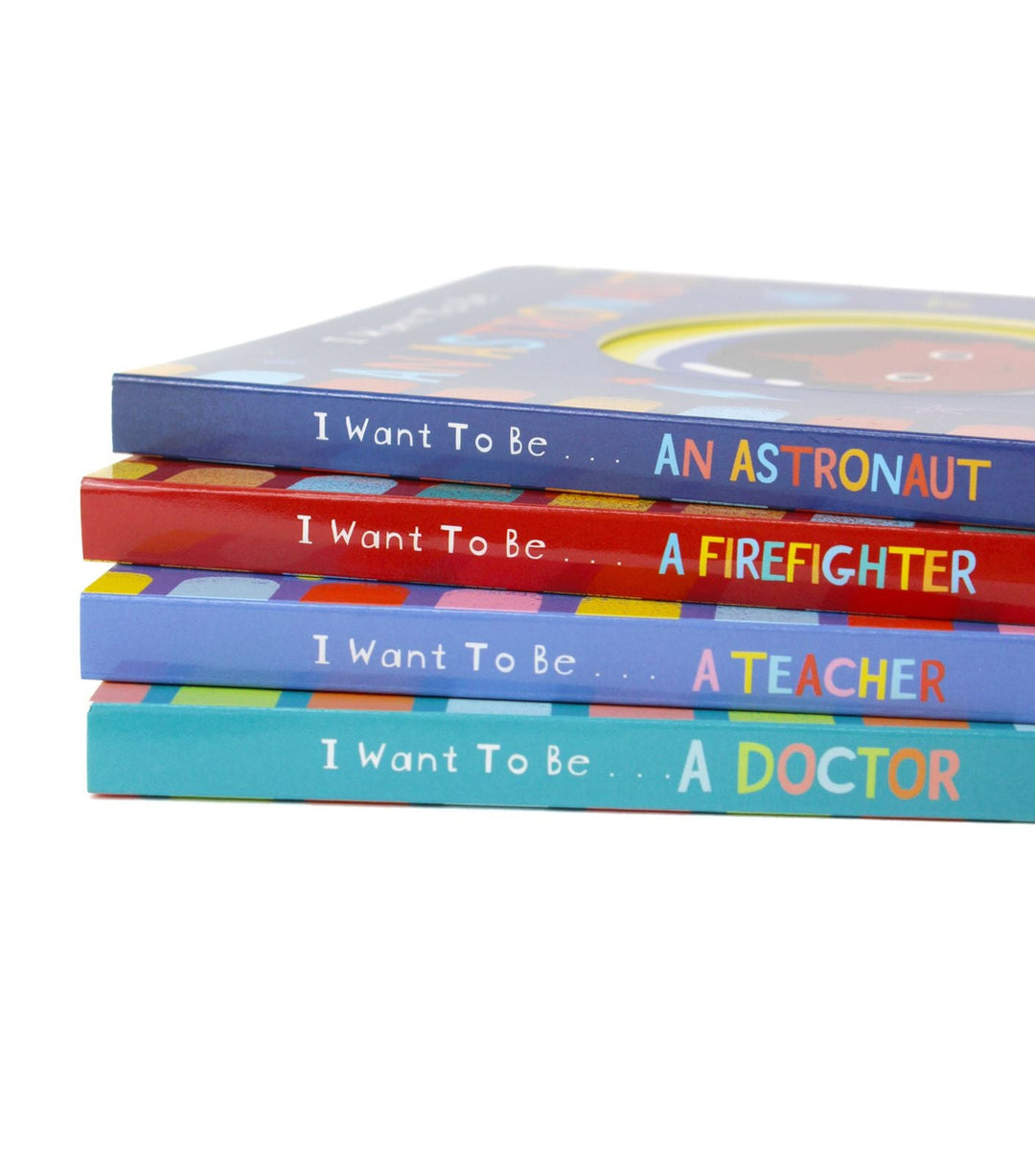 I Want To Be A...Early Career books for Curious Minds Series 4 Books With Surprise Mirror Ending! Childrens Collection Set By Richard Merritt