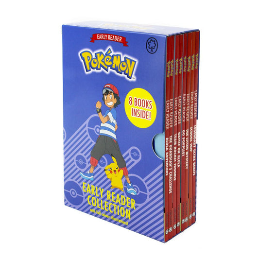 The Official Pokemon Early Reader 8 Books Box Set Collection With Full Colour Illustrations