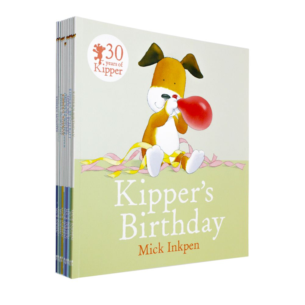 Kipper the Dog Collection 10 Books Set by Nick Inkpen Fun Stories for Children Paperback Age 3+ Animal adventure enchanting tales early readers